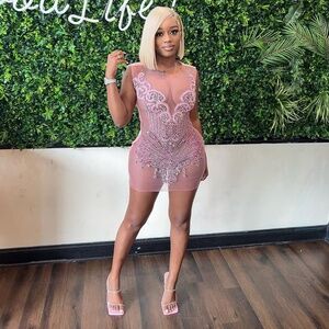 Pink dress